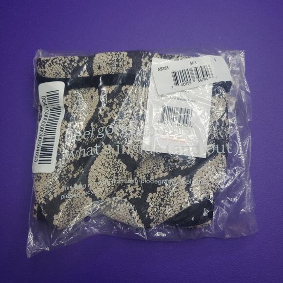 Andie The Riviera High Waisted Swim Bottom in Snake, Women's Size Small Bikini - Picture 4 of 9